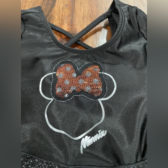 Minnie Mouse Black Leotard Tutu dress size 3T - Picture 2 of 5